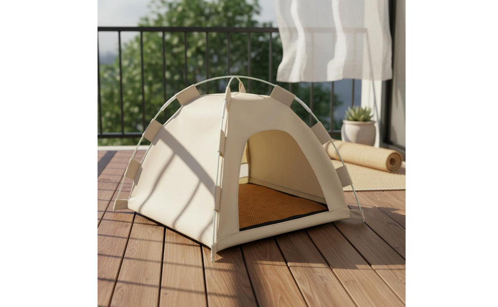 All Seasons Cat Tent House Washable Enclosed Pet Bed Breathable Foldable Cat Tent Stable Structure for Cats, Kittens, Travel, Camping