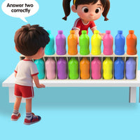 Bottle Matching Game Educational Toy Long-Lasting for Children