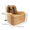 Dog Car Booster Seat Soft Padded Car Pet Bed Sturdy Foam for Travel, Dogs
