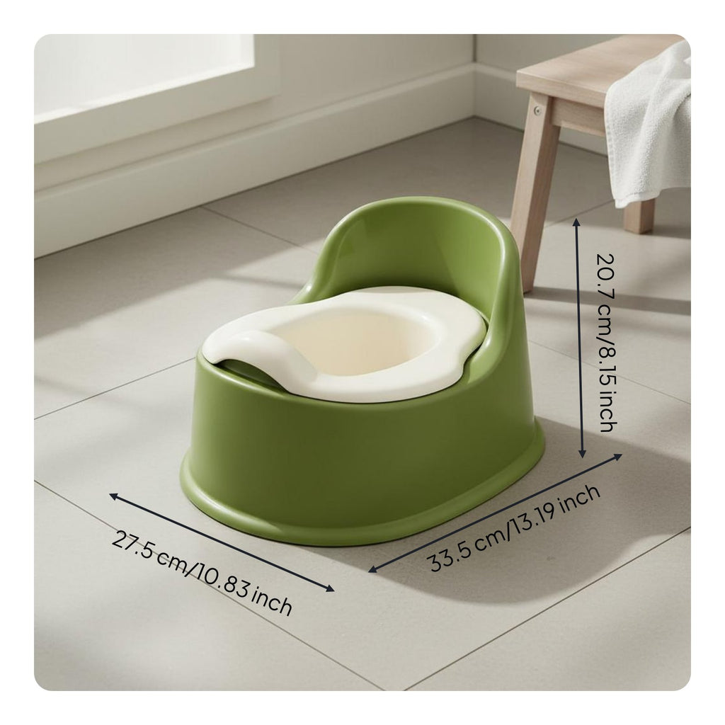 Toddler Potty Chair Easy to Clean Baby Training Toilet Non-Slip Base for Bedroom