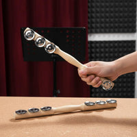2 Pieces Bell Stick Long-Lasting Hand Bell Stick Clear Sound