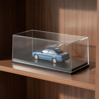 Acrylic Display Box Covering 1/87 Model Car Display Case High Crystal Clearness Collectible Accessory for Desktop