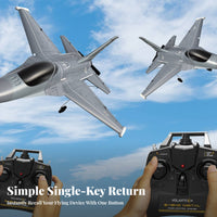 F-16 Foam Airplane Self-Stabilizing Aerobatic Rc Plane Single-Command Return