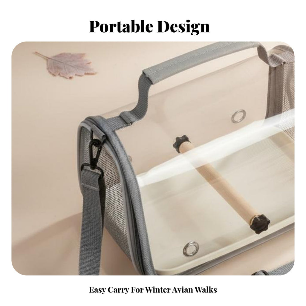 Clear viewing panel avian Satchel Portable Astronaut Pet Backpack Breathable Design