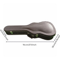 Wooden Guitar Case Shockproof Hard Guitar Case Lock Latches Musical Instrument Storage