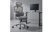 Ergonomic Office Chair Padded Armrests Support Chair Aluminum Alloy Frame