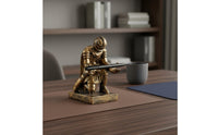 Kneeling Knight Pen Holder Creative Gift Armored Knight Desk Organizer
