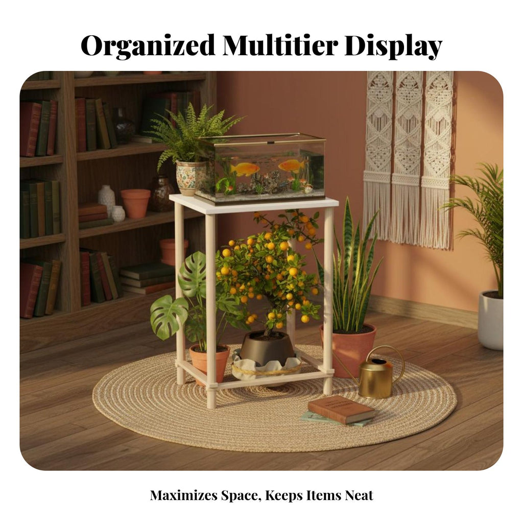 Multi-Tier aquatic aquarium Rack Floor-Standing Multi-Tier Metal Frame Shelf sturdyDuty