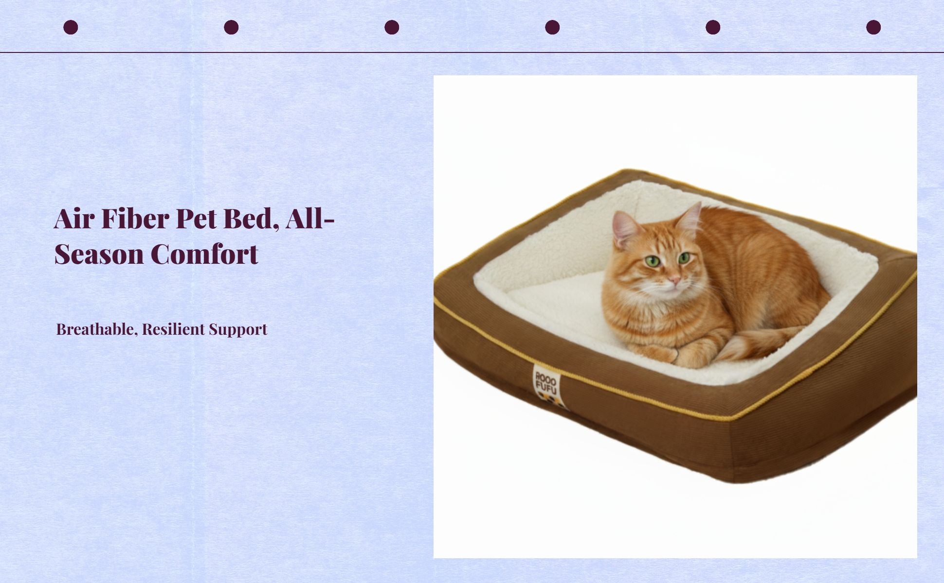 Air Fiber Pet Sofa, Removable Cover