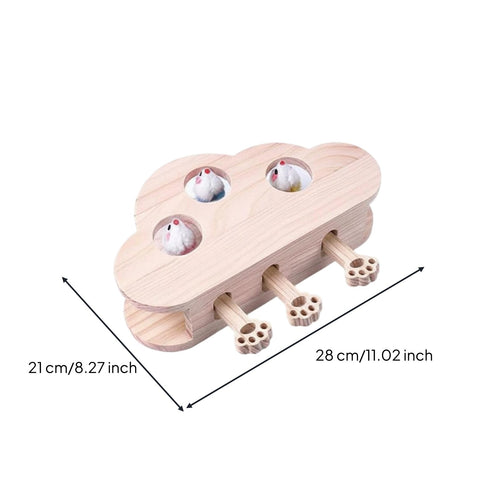 Whack a Critter Feline Toy Long-Lasting Feline Whack a Critter Toy Paw Shaped