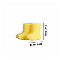 OB11 Doll Shoes Material Silicone Doll Boots Versatile Styling Miniature Rain Boots for Dollhouse