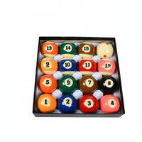 16 Pieces 16-Ball Billiard Set Long-Lasting Regulation Pool Balls Accurate