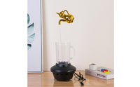 Floating Faucet Fountain Recirculating Water Illusion Lamp for Office