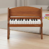 25 Key Toy Piano Birthday Gift Wooden Mini Piano for Beginners, Toddlers