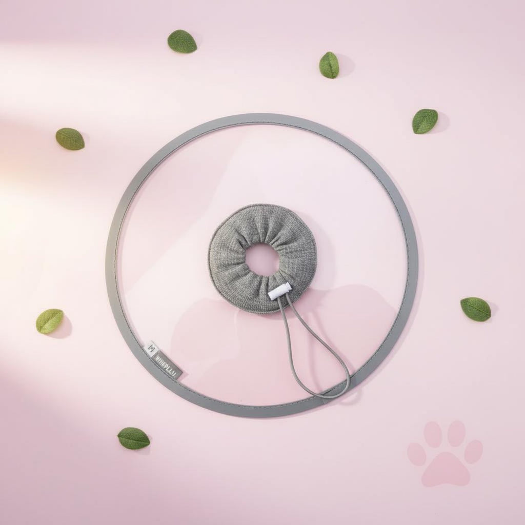 Elizabethan Collar Clear Vision Cat Recovery Cone Allows Eating and Drinking