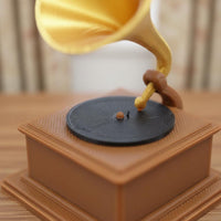 Vintage Gramophone Miniature Photography Prop Miniature Phonograph Model