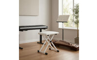 Foldable Keyboard Bench Anti-Slip Height Adjustable Piano Stool Portable