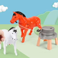 Mill Grinding Foal Toy Educational Walking Foal Toy Interactive for Toddlers