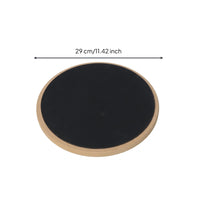 Noiseless Drum Pad Black Music Accessory Non-Slip Base