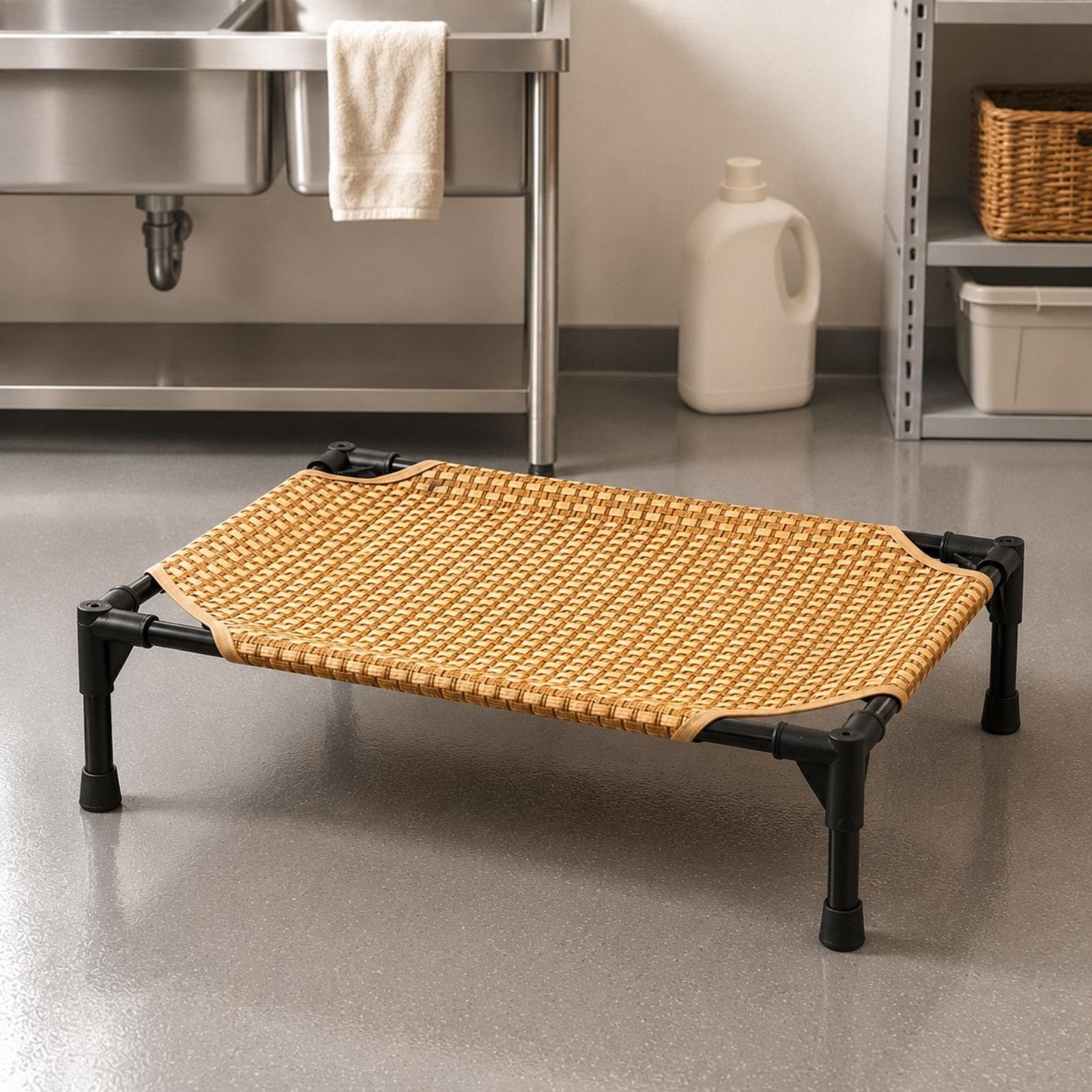 Elevated Dog Bed Detachable Washable Raised Dog Bed Breathable for Year-Round