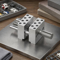 Mini Bench Vise Mounting Holes Metal Bench Vise Threaded Adjustment Rod