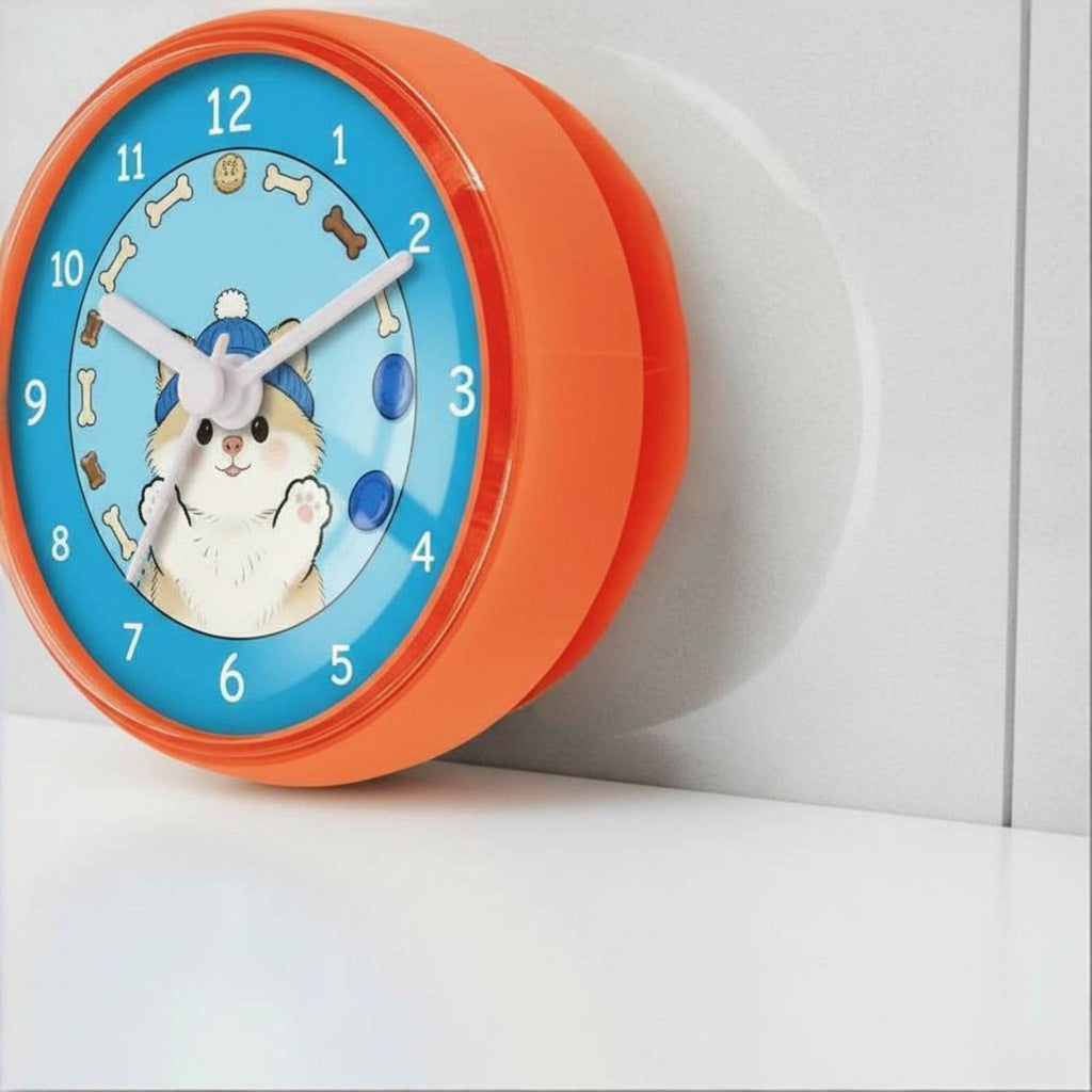 Waterproof Bathroom Clock Compact Size House Decoration for Children