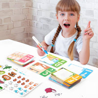 36 Pieces Water Reveal Sticker Cards Static Cling Mystical Water Painting