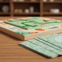 Path Building Reasoning Game Early Learning Road Creator Brain Teaser