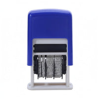 Rotating Date Stamp Rectangular Office Supply White Frame