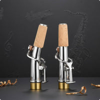2 Pieces Sopranos Saxophone Neck Pair Smooth Breath Control Straight and Curved Sax Neck Nickel Music Accessory for Performance
