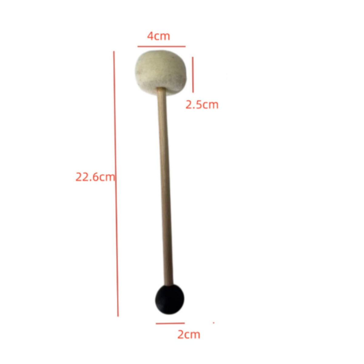 Double-Headed Singing Bowl Mallet for Meditation