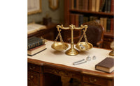 Miniature Balance Scale Highly Detailed for Collectors, Hobbyists