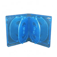 10-Disc Storage Case Hinged Spine Digital Video Disc Case Shielded