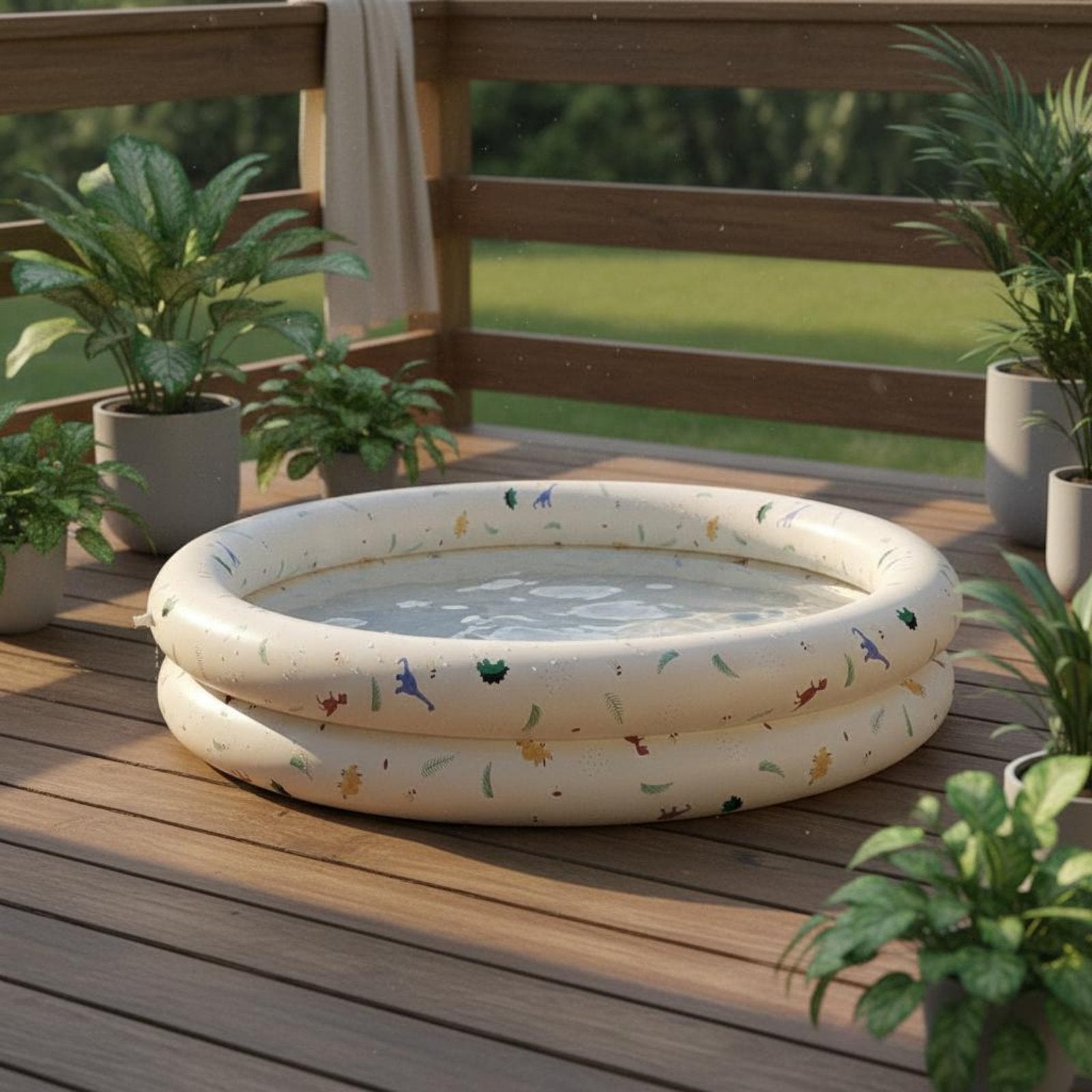 Round Inflatable Baby Pool Eco-Friendly PVC Inflatable Toddler Splash Pool