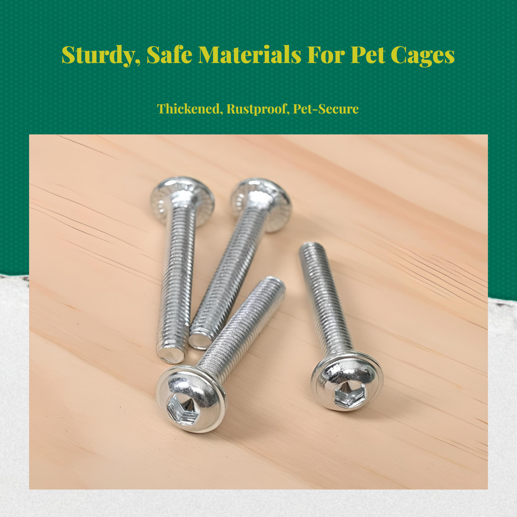Cat Enclosure Accessories, Universal Replacement Parts, Plastic Lock, Hook, Connector, Easy to Install, Space-Saving