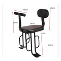 Rear Child Bike Seat Footrest Rear Mounted Child Seat Water Resistant for Kids