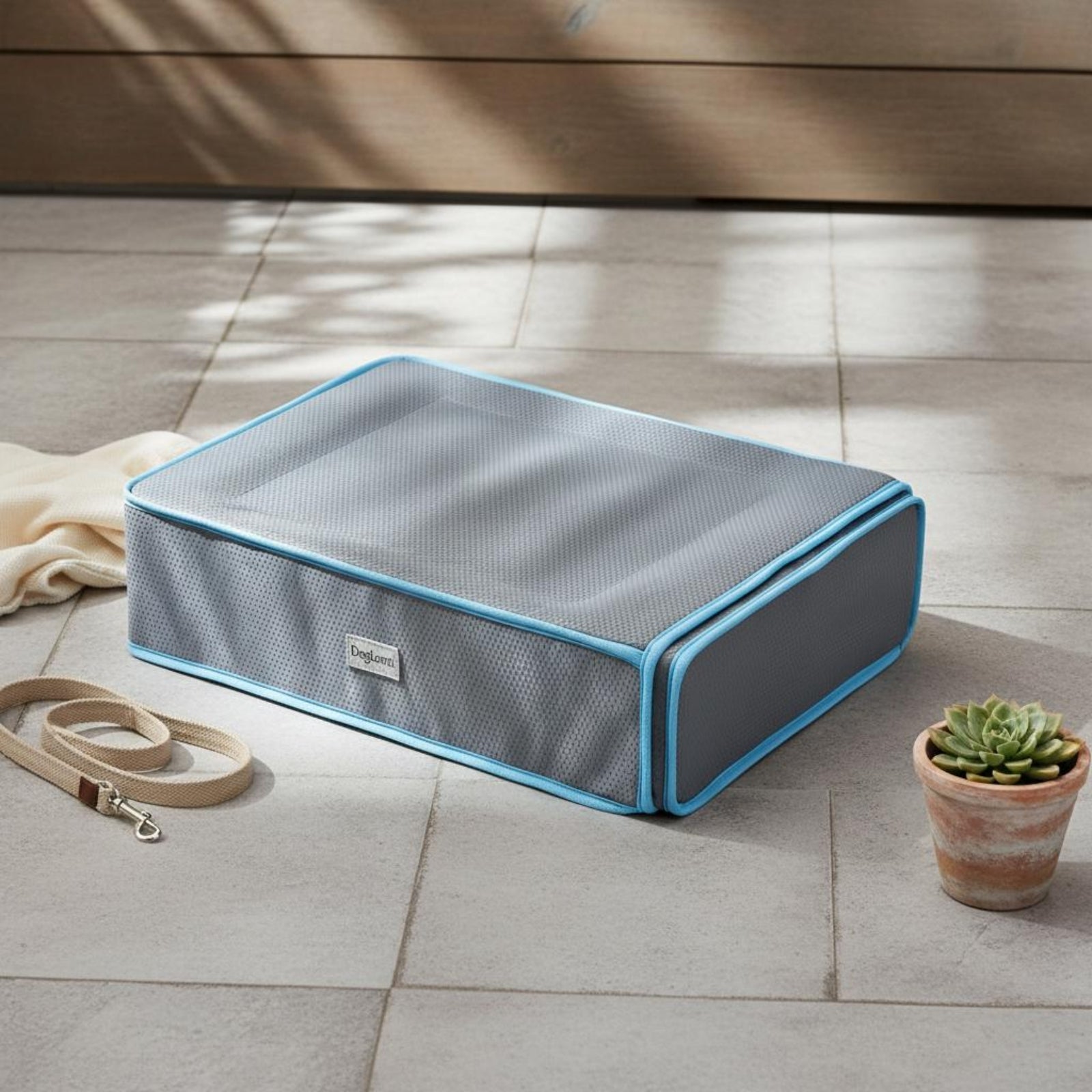 Cooling Dog Bed Low-Height Small Dog Bed Removable
