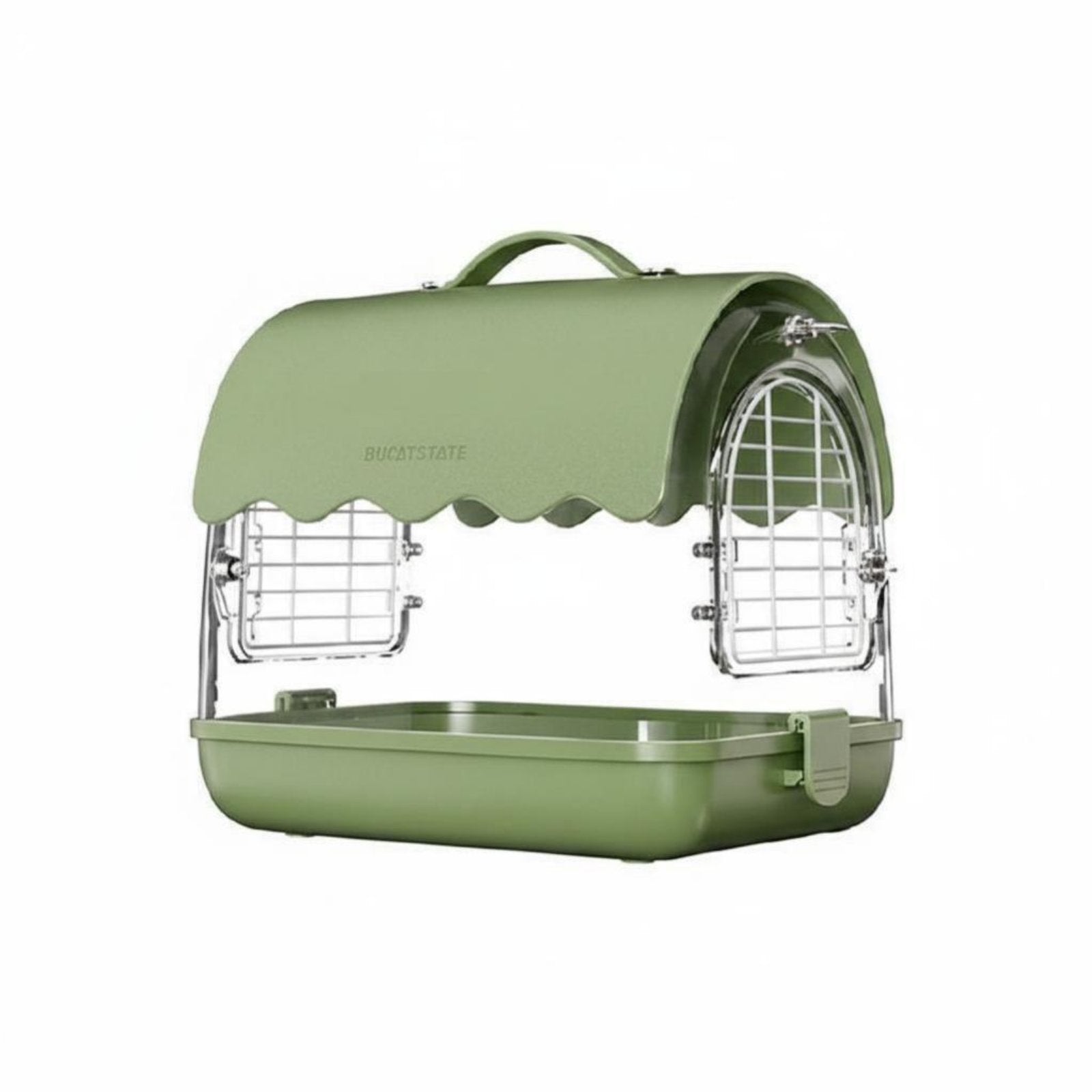 Clear View Parrot transport Portable Parakeet carrier Secure Locking Mechanism
