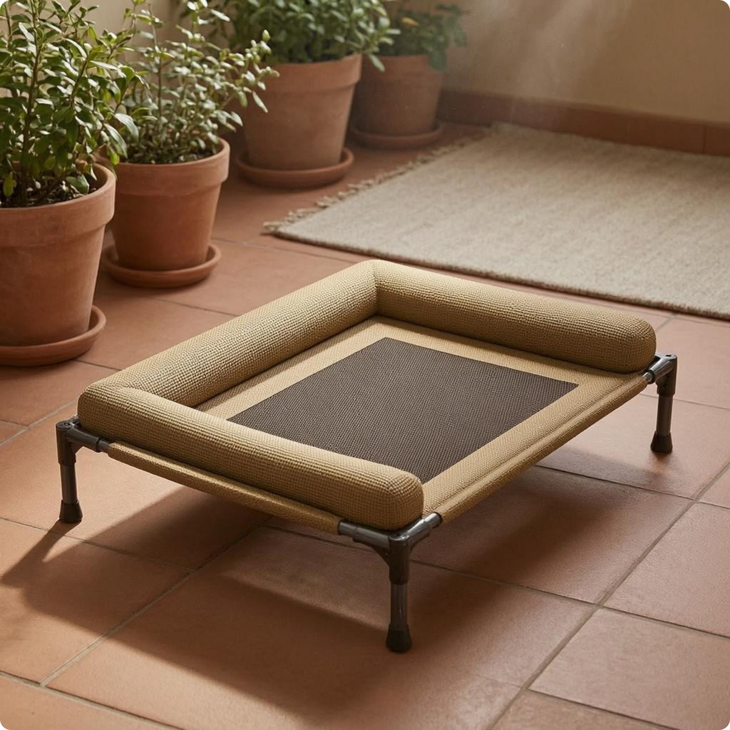 Elevated Pet Bed Dampness-Resistant-Resistant Mesh Pet Bed Long-Lasting