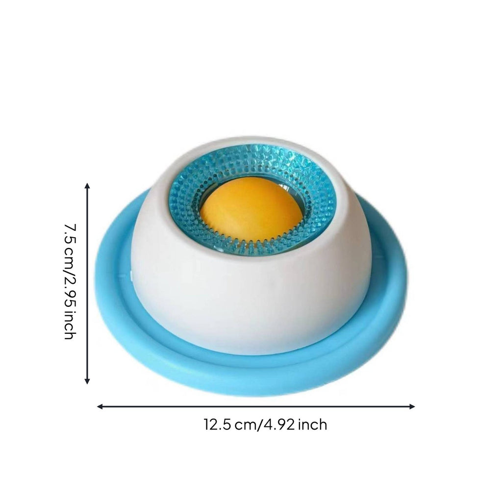 Licking Bowl Boredom Reliever Pet Slow Feeder Bowl Anti-Tip Design for Cats