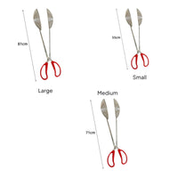 Long Handle Catch Grabber Rust Resistant Crab Tongs Heavy Duty for Beach, River
