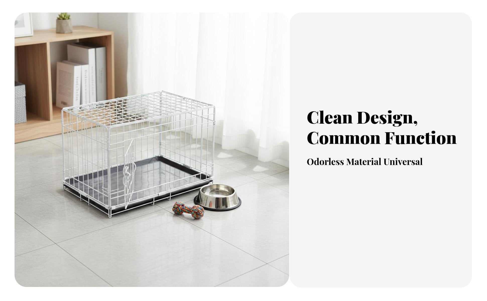 Pet Cage Tray Easy to Clean Replacement Cage Tray Kennel Liner