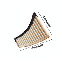 Curved Pan Flute Easy to Learn C Key Pan Flute Educational Tool Student Panpipes for Students, Beginners, School, Music Class