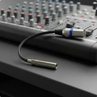 TRS Female to XLR Male Cable Stereo Audio Transmission