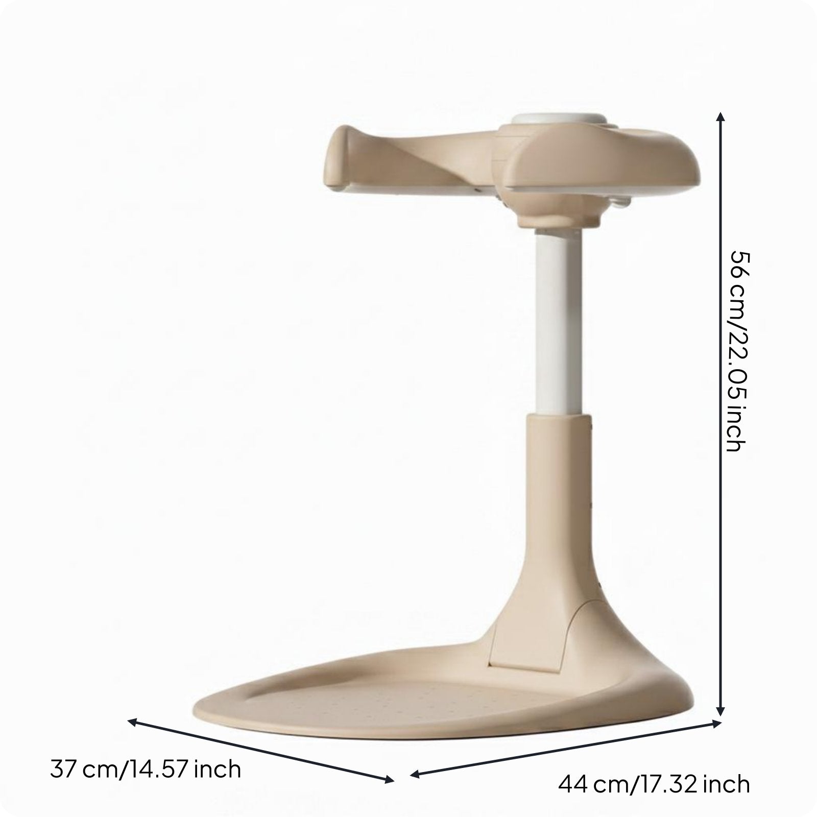 Adjustable Standing Support Anti-Slip Baby Bath Stand Stable Triangular Frame