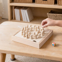 Wooden Memory Chess Game Rounded Tops Color Memory Board Game Concentration