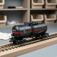 Model Tanker Car Metal Construction Scale Train Tanker Printed Markings