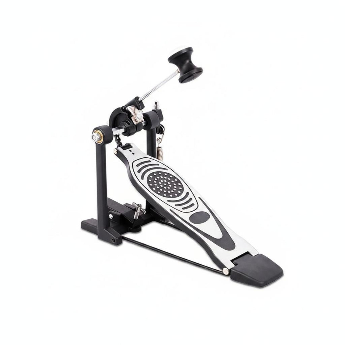 Bass Drum Foot Pedal Slip-Resistant Single Kick Pedal Anti-Shaking for Beginners