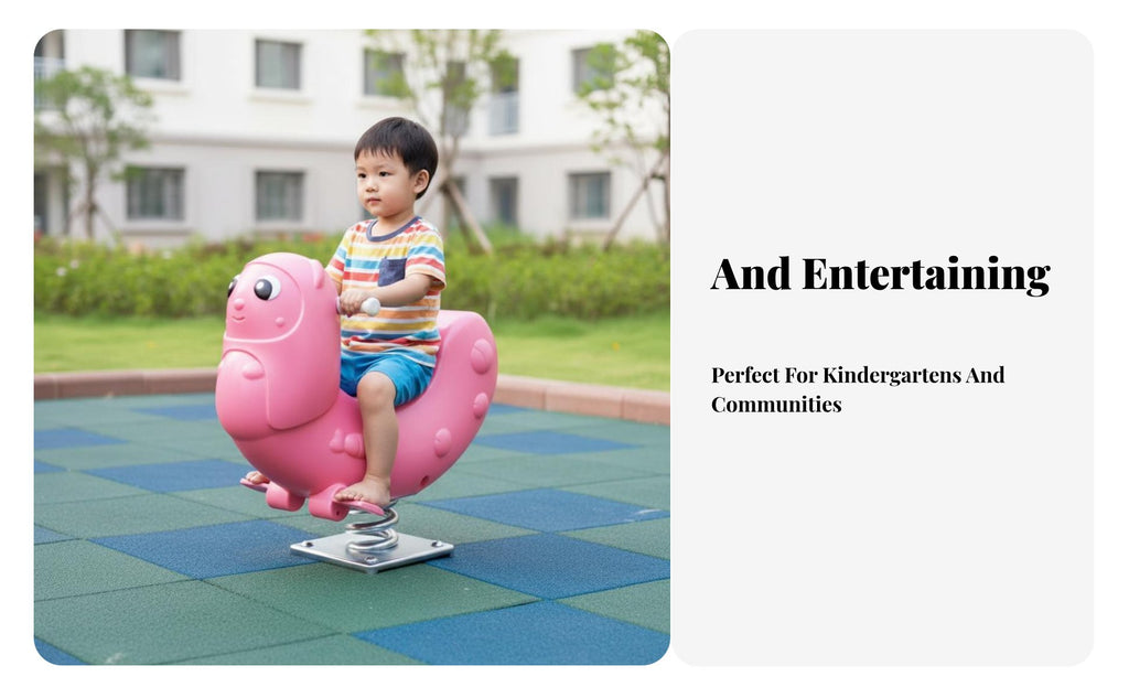 CreatureShaped Bouncy Ride Easy-Grip Handles coil bouncy toy Built-in Footrests Brightly Colored for Preschoolers, Kindergarten