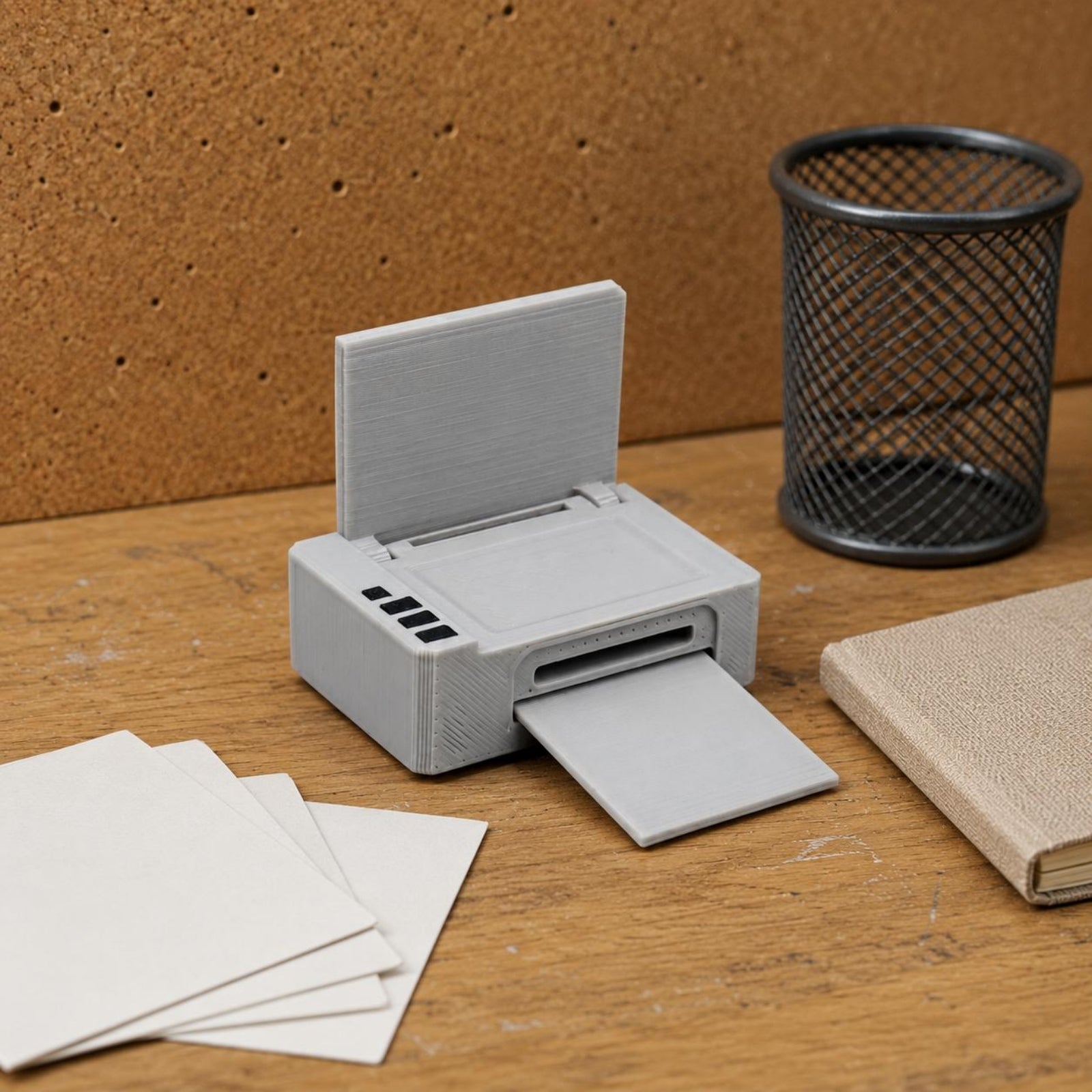 1:12 Scale Printer Compact Dollhouse Printer Plastic for Office Scenes